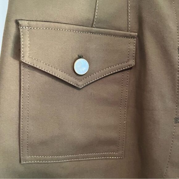 Derek Lam Khaki Button-Front Skort NWT! - Picture 6 of 11